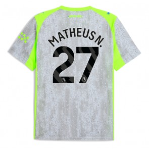 Manchester City Matheus Nunes #27 Tercera Equipación 2025-26 Manga Corta